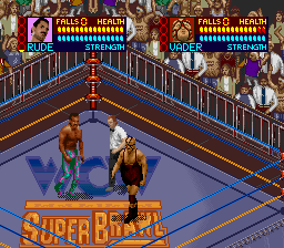 WCW Super Brawl Wrestling (USA) In game screenshot